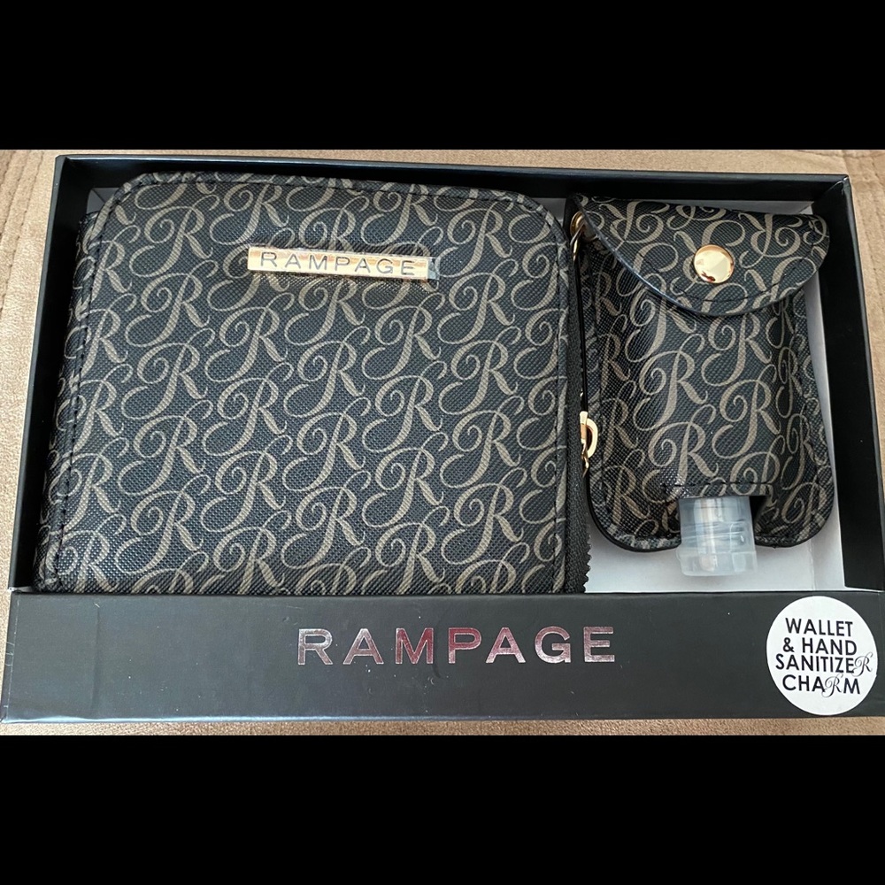 Rampage Wallet & Hand Sanitizer Charm